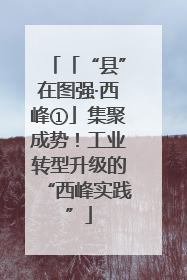 「“县”在图强·西峰①」集聚成势！工业转型升级的“西峰实践”