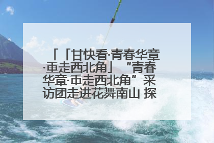 「甘快看·青春华章·重走西北角」“青春华章·重走西北角”采访团走进花舞南山 探寻天水乡村振兴之路
