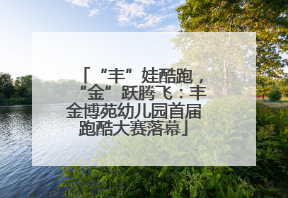 “丰”娃酷跑，“金”跃腾飞：丰金博苑幼儿园首届跑酷大赛落幕