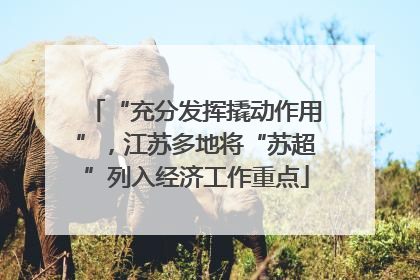 “充分发挥撬动作用”，江苏多地将“苏超”列入经济工作重点