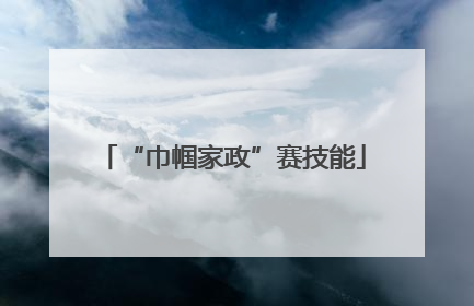 “巾帼家政”赛技能