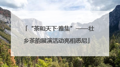 “茶和天下·雅集”——壮乡茶韵展演活动亮相悉尼