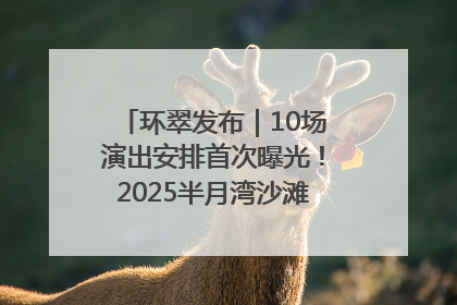 环翠发布｜10场演出安排首次曝光！2025半月湾沙滩音乐节即将举办