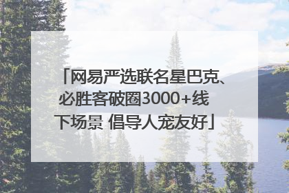 网易严选联名星巴克、必胜客破圈3000+线下场景 倡导人宠友好