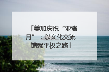 美加庆祝“亚裔月”：以文化交流铺就平权之路