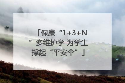 保康“1+3+N”多维护学 为学生撑起“平安伞”