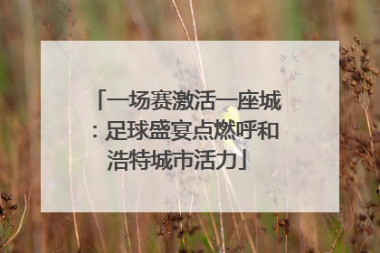 一场赛激活一座城：足球盛宴点燃呼和浩特城市活力