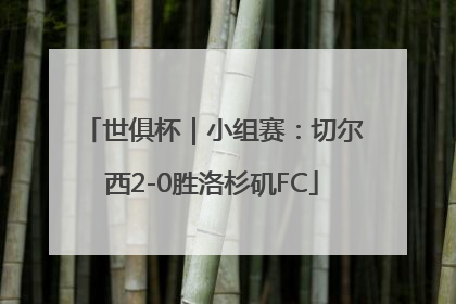 世俱杯｜小组赛：切尔西2-0胜洛杉矶FC