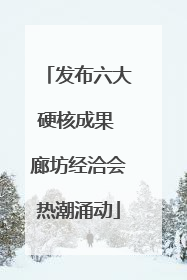 发布六大硬核成果 廊坊经洽会热潮涌动