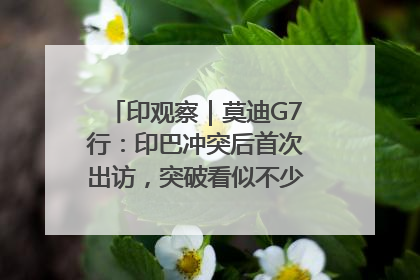 印观察｜莫迪G7行：印巴冲突后首次出访，突破看似不少实质成果不多