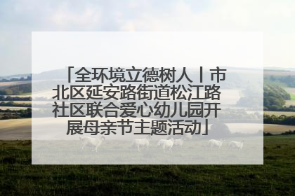 全环境立德树人丨市北区延安路街道松江路社区联合爱心幼儿园开展母亲节主题活动
