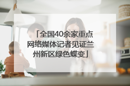 全国40余家重点网络媒体记者见证兰州新区绿色蝶变
