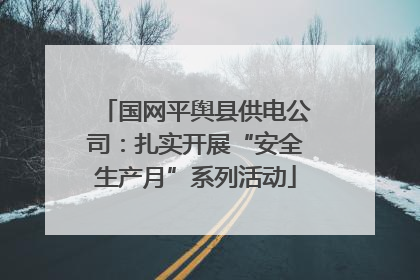 国网平舆县供电公司：扎实开展“安全生产月”系列活动
