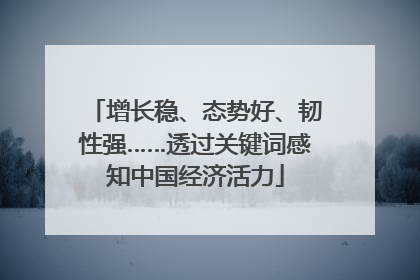 增长稳、态势好、韧性强……透过关键词感知中国经济活力