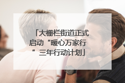 大栅栏街道正式启动“暖心万家行”三年行动计划