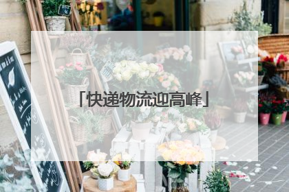 快递物流迎高峰