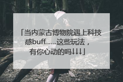 当内蒙古博物院遇上科技感buff……这些玩法，有你心动的吗↓↓↓