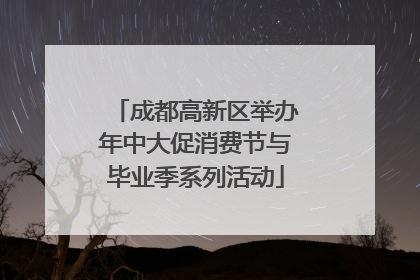 成都高新区举办年中大促消费节与毕业季系列活动