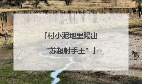 村小泥地里踢出“苏超射手王”