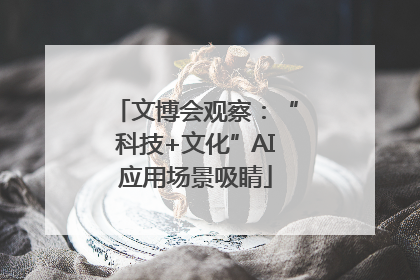 文博会观察：“科技+文化”AI应用场景吸睛