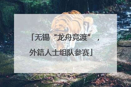 无锡“龙舟竞渡”，外籍人士组队参赛