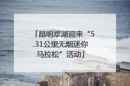 昆明翠湖迎来“5.31公里无烟迷你马拉松”活动
