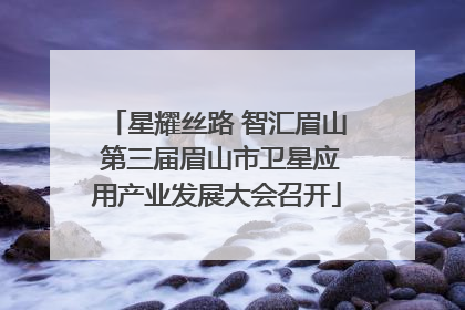星耀丝路 智汇眉山 第三届眉山市卫星应用产业发展大会召开