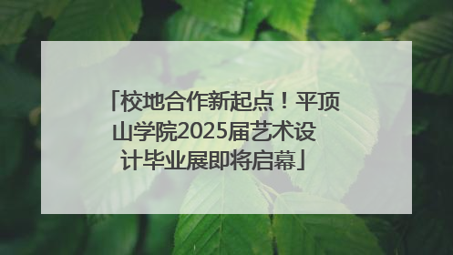 校地合作新起点！平顶山学院2025届艺术设计毕业展即将启幕