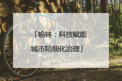 榆林：科技赋能城市精细化治理