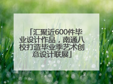 汇聚近600件毕业设计作品，南通八校打造毕业季艺术创意设计联展