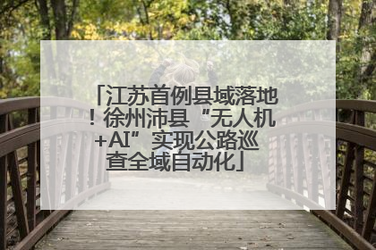 江苏首例县域落地！徐州沛县“无人机+AI”实现公路巡查全域自动化