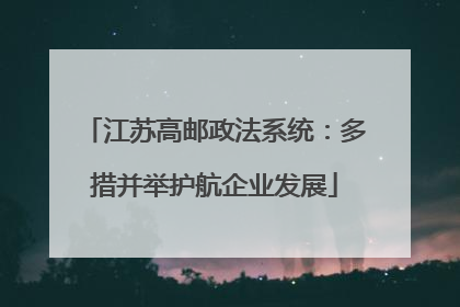 江苏高邮政法系统：多措并举护航企业发展