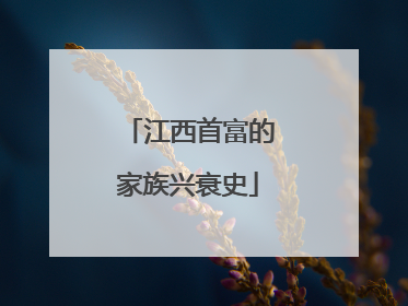 江西首富的家族兴衰史