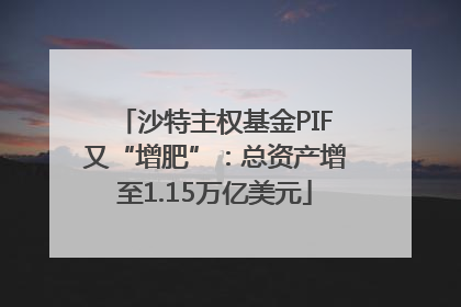 沙特主权基金PIF又“增肥”：总资产增至1.15万亿美元