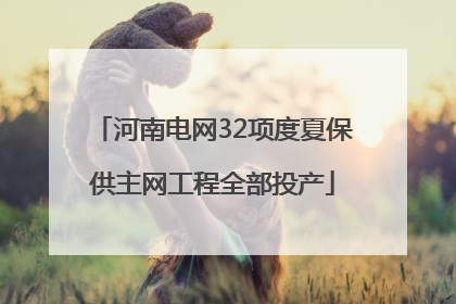 河南电网32项度夏保供主网工程全部投产