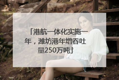 港航一体化实施一年，潍坊港年增吞吐量250万吨