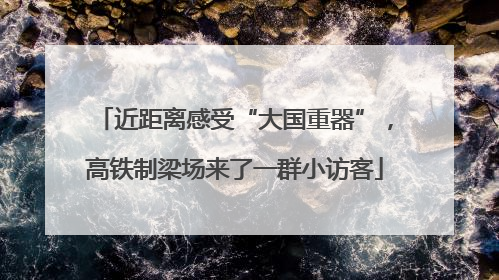 近距离感受“大国重器”，高铁制梁场来了一群小访客