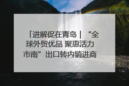 进解促在青岛｜“全球外贸优品 聚惠活力市南”出口转内销进商超专场活动启动