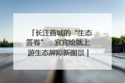 长江首城的“生态答卷”：宜宾绘就上游生态屏障新图景｜中华环保世纪行