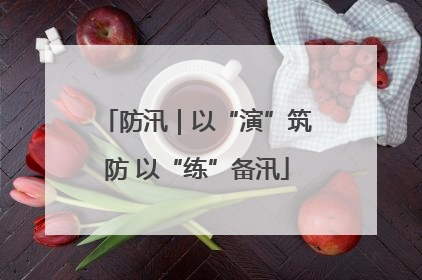 防汛｜以“演”筑防 以“练”备汛