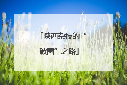 陕西杂技的“破圈”之路