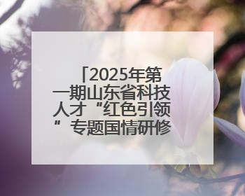 2025年第一期山东省科技人才“红色引领”专题国情研修班在威海举办