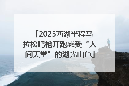 2025西湖半程马拉松鸣枪开跑感受“人间天堂”的湖光山色